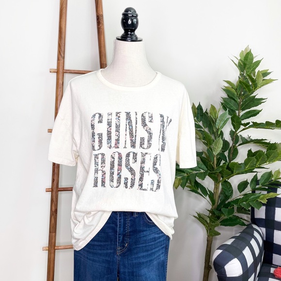 Guns N Roses Floral Graphic 
